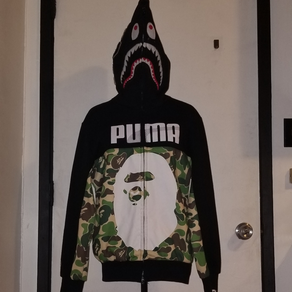Designer Puma x Bape Camo Shark